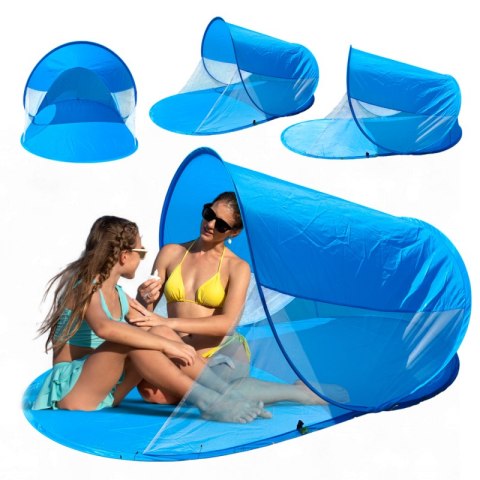 Namiot plażowy parawan samorozkładający pop-up 200x120x90cm