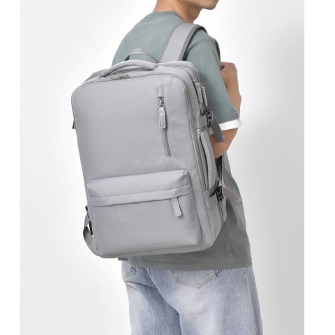 Plecak podróżny kabinowy bagaż podręczny 24-30L USB PL176