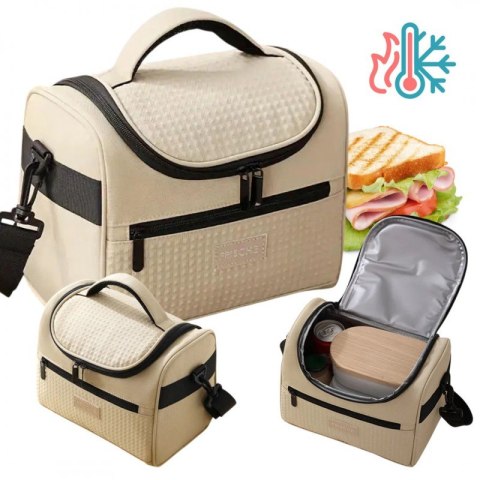 Torba termiczna lunch box śniadaniówka 25x16,5x20,5 cm