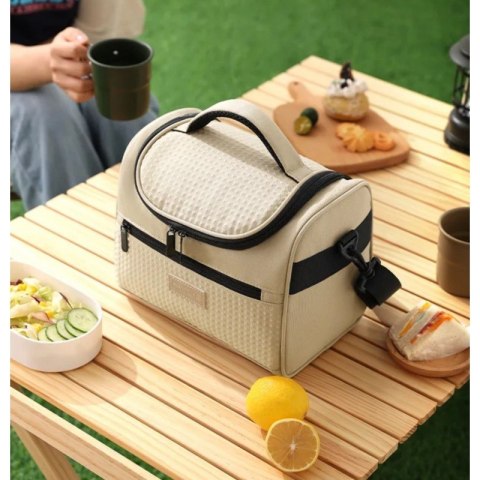 Torba termiczna lunch box śniadaniówka 25x16,5x20,5 cm