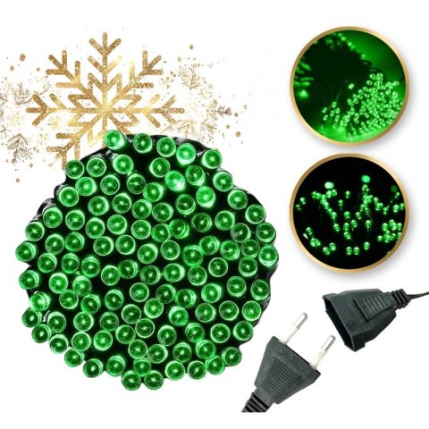 Światełka lampki wewnętrzne/zewnętrzne 300 LED zielony LAMP03ZIE