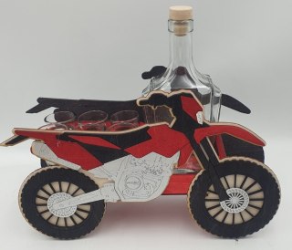 Karafka + 6 kieliszków MOTOR CROSS