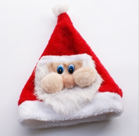 Czapka Świętego Mikołaja 40 x 30 cm CZERWONA XYC-102