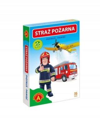 Karty do gry + pamięć STRAŻ POŻARNA