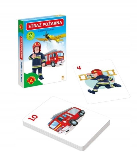 Karty do gry + pamięć STRAŻ POŻARNA