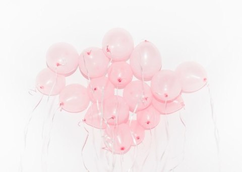 Balony gumowe różowe 15 x 20 cm - 100szt.