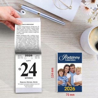 Kalendarz zdzierak 2026 rodzinny zrywany z poradami z przepisami