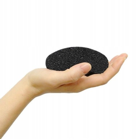 Pumeks czarny owalny skała wulkaniczna 9 x 6 x 3 cm YWG-110