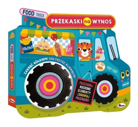 Książeczka interaktywna dla dzieci Food truck AWM Wydawnictwo