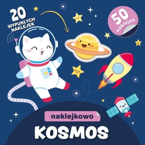 Naklejkowo Kosmos książeczka z naklejkami dla dzieci