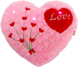 Poduszka Serce Love (Migocze) - 37cm