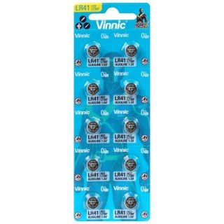 Bateria alkaliczna Vinnic G3 / AG3 / LR41 / L736 / 192 blister - 10szt.