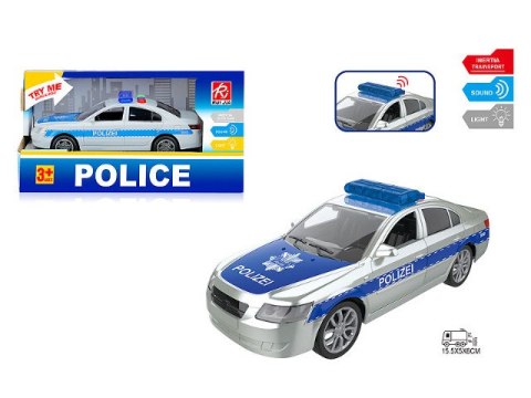 Auto policja światło i dźwięk 19,5 x 10,5 x 8,5 cm BA2312