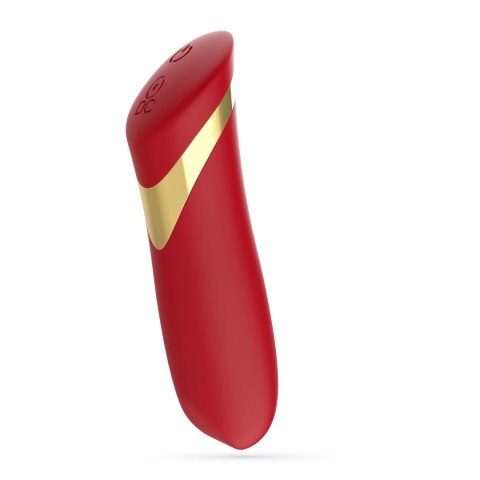 Crushious Blinders Mini Wibrujący Bullet USB Czerwony 10 Trybow 10,2 cm