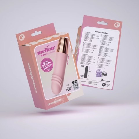 Crushious Mellow Waves Mini - Kompaktowy Wibrator 10 Trybow Rożowy