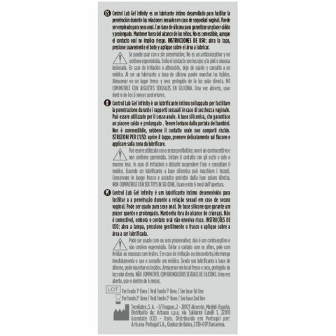 Control Infinity Lubrykant Silikonowy 75 ml - Długotrwałe Nawilżenie