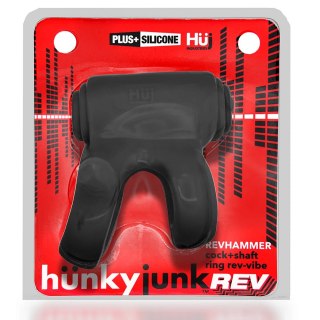 Revhammer Tar Ice/Red - Pierścieniowy system wibracyjny Plus+SILICONE