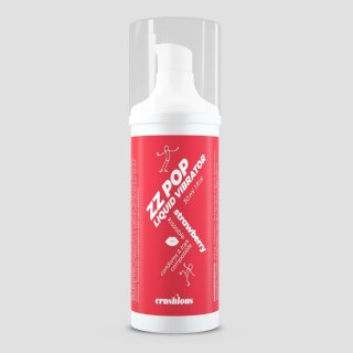 ZZ Pop Kissable Liquid Wibrujący Żel Truskawkowy 30 ml