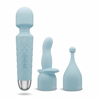 EasyToys Wand Collection Mini Masażer USB 18 trybow Niebieski