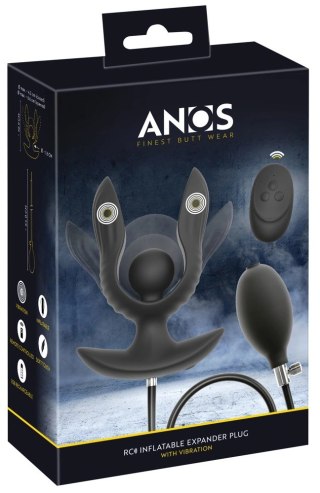 ANOS RC Inflatable Expander Plug - model z funkcją wibracji i pompką