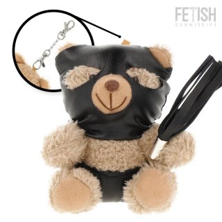 Fetish Submissive Luno Pluszowy Miś Kolekcjonerski z Maską i Biczem