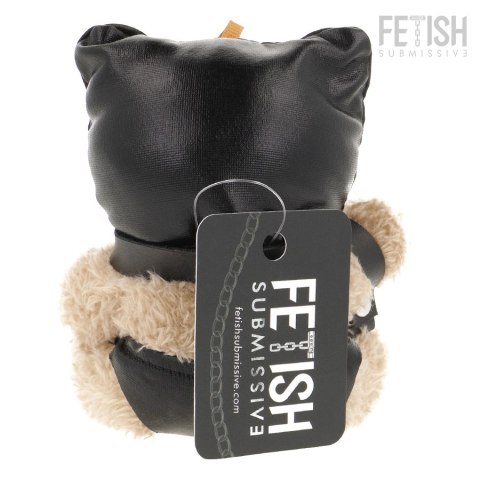 Fetish Submissive Luno Pluszowy Miś Kolekcjonerski z Maską i Biczem