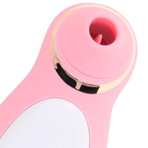 Ohmama Stymulator Clitoralny 10 Trybow Luksusowy Design Biało-Złoty