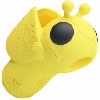 Pretty Love Magic Bee Mini żołty - silikonowy model z funkcją ssania USB