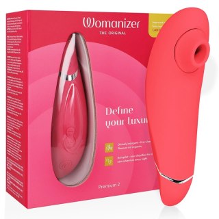 Womanizer Premium 2 malinowy - zaawansowany stymulator z technologią Smart Silence
