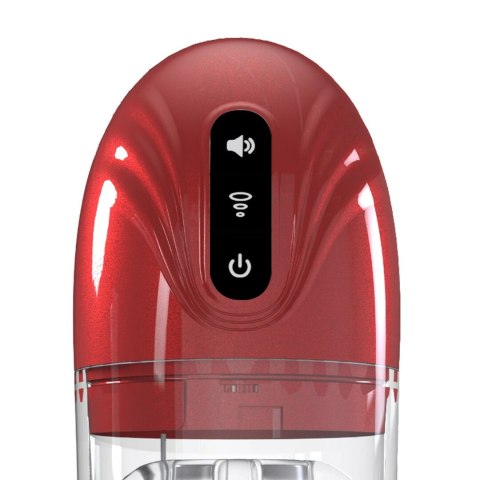 SonicPull Multimedialna Pompa Wibracyjna z Funkcją Ssania Metallic Red