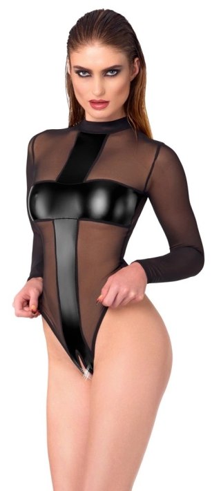 Noir Handmade Body Cross S czarne z prześwitującymi wstawkami