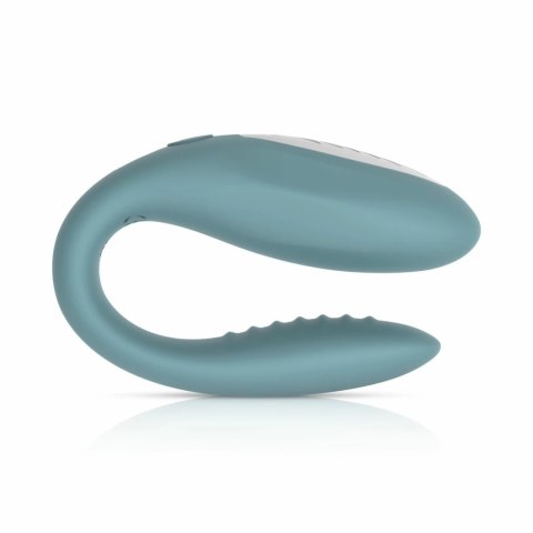 Bloom Jasmine C-Shape Zielony - Wibrator z technologią Swipe, silikonowy