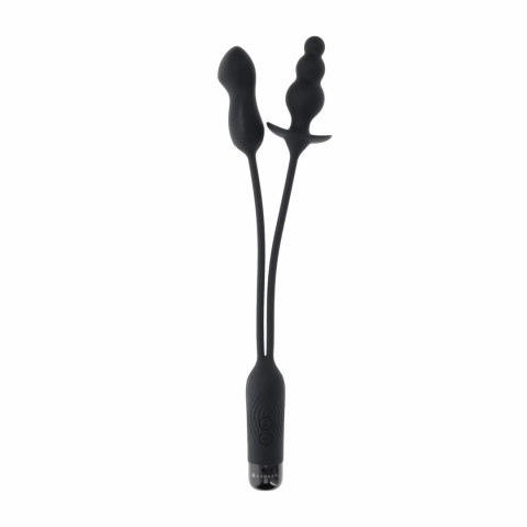 Evolved Novelties Double My Pleasure czarny system wibracyjny duo
