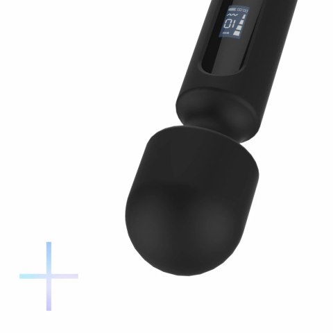 BLAQ Digital Super Wand Czarny - Masażer XL z Wyświetlaczem LED