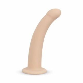 EasyToys Strap-On Model Curved z Regulowaną Uprzężą, Silikon, Czarny