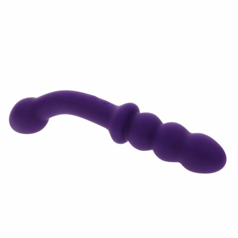 Evolved The Seeker dwustronny model wibrujący silikon fioletowy