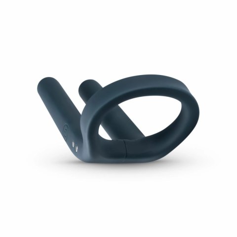 Boners Pierścień Wibrujący i Stymulator Intymny Niebieski USB