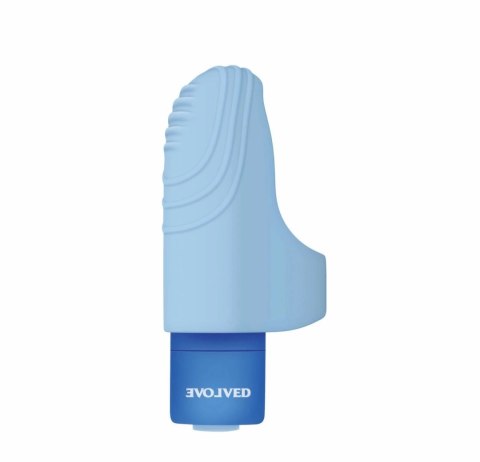Evolved Fingerlicious Blue - Wibrujący Nakładka na Palec, 10 Trybow