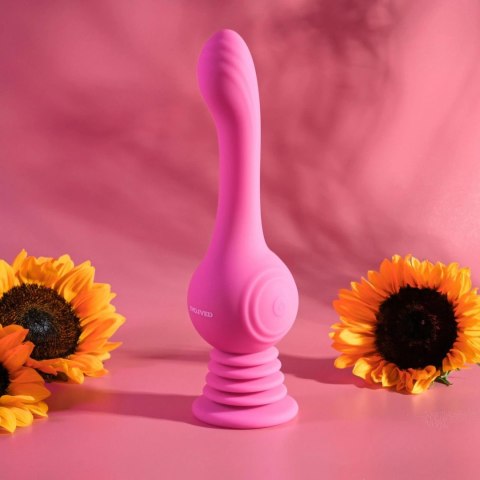 Evolved Gyro Vibe model z przyssawką rożowy silikon USB