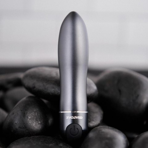 Evolved Travel Gasm Bullet Black - kompaktowy model aluminiowy z etui