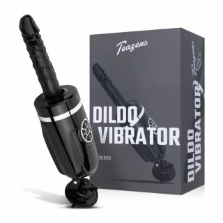 Teazers Thrusting Silicone - Model z Funkcją Wibracji i Ruchu, Czarny