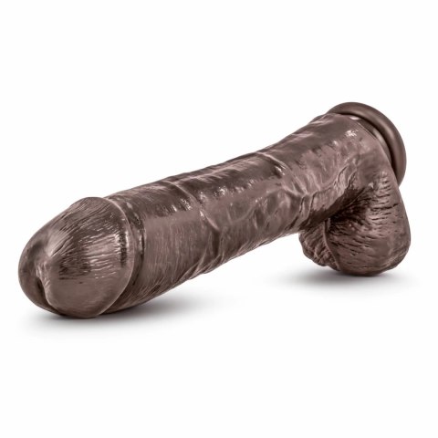 Dr. Skin Mr. Ed XL model z przyssawką 33 cm, brązowy, PVC