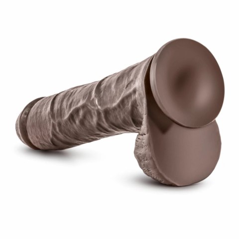 Dr. Skin Mr. Ed XL model z przyssawką 33 cm, brązowy, PVC