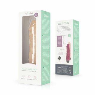 Jelly Supreme Model Vibracyjny Elastyczny 21 cm Transparentny