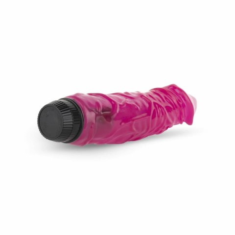 Jelly Supreme Wibrator Anatomiczny Rożowy z Brokatem 21 cm