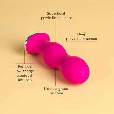 Perifit Care Original - Intymny Trener Mięśni Kegla Bluetooth, silikonowy