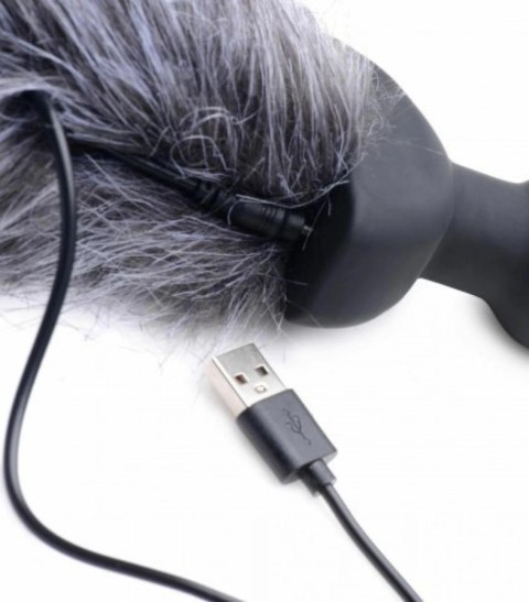 XR Brands Fox Tail Plug wibracyjny silikonowy model z pilotem 21 cm