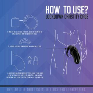 Shots Lockdown System anatomiczny z 5 pierścieniami - rozmiar S