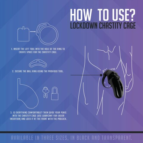Shots Lockdown System anatomiczny z 5 pierścieniami - rozmiar S