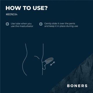 Boners Simulator Wibracyjny do Ustnej Stymulacji, 10 Trybow, Silikon